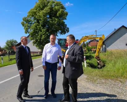 Obilazak terena u Bosiljevu/Foto: Grad Čazma