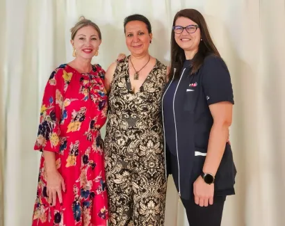 Dr. Zrinka Puharić, prof. Banu Terzi i glavna sestra Daruvarskih toplica Anamarija Šepl/Foto: Privatni album/Foto: Privatni album