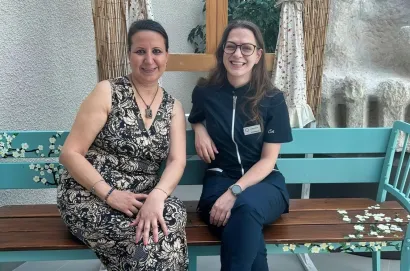 Profesorica Banu Terzi sa Sveučilišta Akdeniz iz Antalije i voditeljica sestrinstva Viktorija Horvat/Foto: Privatni album