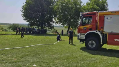 Vatrogasci su pokazali spremnost/Foto: Općina Dežanovac