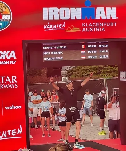 Zvršetak utrke Ironman u Klagenfurtu/Foto: Privatni album