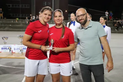 Helena Draguljić i Nikolina Ilić osvojile su titulu najefikasnijih igračica turnira/Foto: Domagoj Ajman/Pakrački list