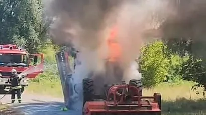 Požar su ugasili vatrogasci iz Garešnice/Foto: Screenshot JVP Garešnica
