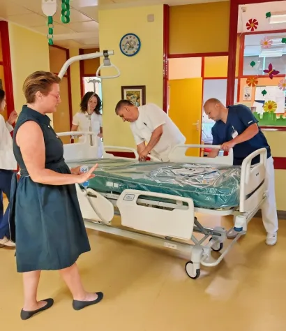 Ova gesta predstavlja znak zahvalnosti bolnici te svim liječnicima i medicinskim djelatnicima koji skrbe o djeci oboljeloj od Niemann-Pick bolesti/Foto: NPH