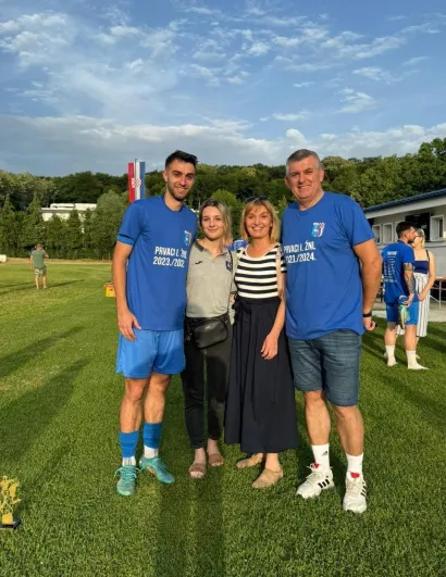 Obitelj mu je velika podrška u svemu što čini/Foto: Privatni album