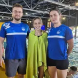 Trener Ivan Pavlić, Ele Tuček i asistentica trenera Karla Hrůza /Foto: PKSSD