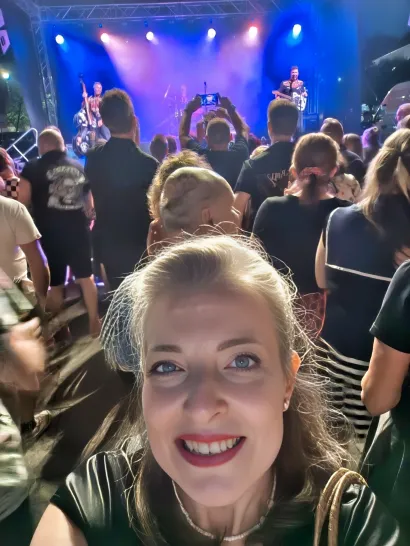 Jasmina Avramović na rockabilly festivalu u Daruvaru/Foto: Privatni album