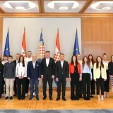 Kuglačice i kuglači na prijemu kod predsjednika Hrvatske/FOTO: Ured predsjednika Republike Hrvatske/Tomislav Bušljeta