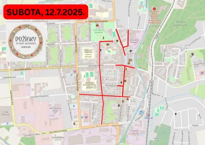 Evo koje će ulice biti zatvorene za promet u subotu/Foto: Grad Daruvar