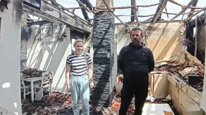 Marina i Stevo nemaju novca za obnovu/Foto: Slavica Trgovac Martan