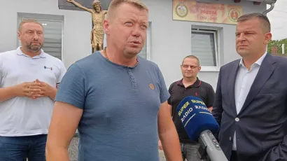 Mario Pešić, predsjednik Mjesnog odbora Prespa/Foto: Slavica Trgovac Martan