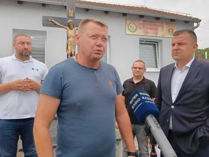 Mario Pešić, predsjednik Mjesnog odbora Prespa/Foto: Slavica Trgovac Martan