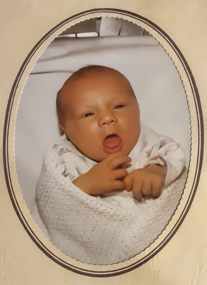 Marko kao tek rođena beba/Foto: Privatni album