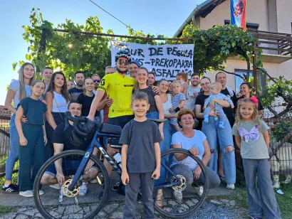 Petar Matijašević u svojoj rodnoj Prekopakri nakon podviga života/Foto: Compas.hr