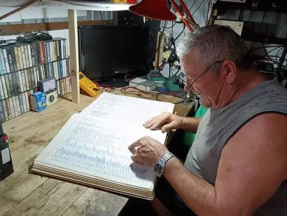 Evidenciju sahrana Zlatko je vodio od 2003. do 2020. godine/Foto: Slavica Trgovac Martan