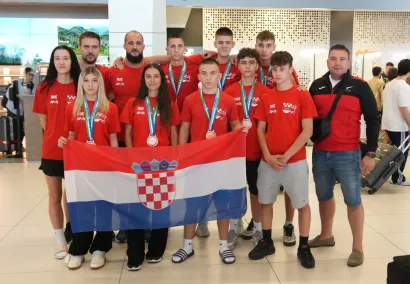 Mladi hrvatski reprezentativci dostojno su predstavili Hrvatsku/Foto: Privatni album