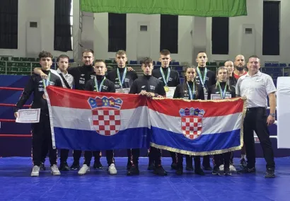 Sjajna hrvatska reprezentacija/Foto: Privatni album