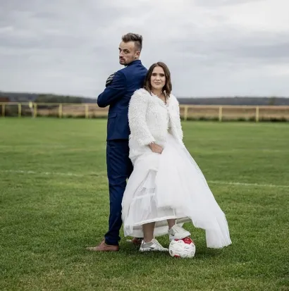 Antonela i Amor na dan svoga vjenčanja/Foto: Privatni album