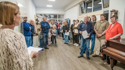 Mnoštvo ljudi se okupilo u čazmanskom Gradskom muzeju/Foto: Davor Kirin
