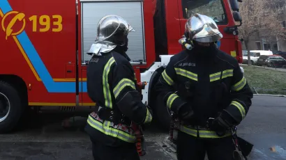 Na mjesto događaja izašli su pripadnici Javne vatrogasne postrojbe Grada Bjelovar, no srećom nije bilo potrebe za intervencijom/ Foto: Ranko Šuvar/CROPIX (ilustracija)