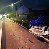 Prizor s mjesta nesreće/Foto: JVP Garešnica