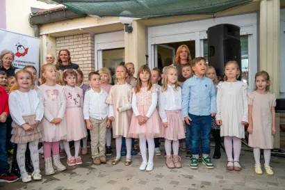 Djeca iz češkog vrtića izvela su kraći program/Foto: Predrag Uskoković/Grad Daruvar