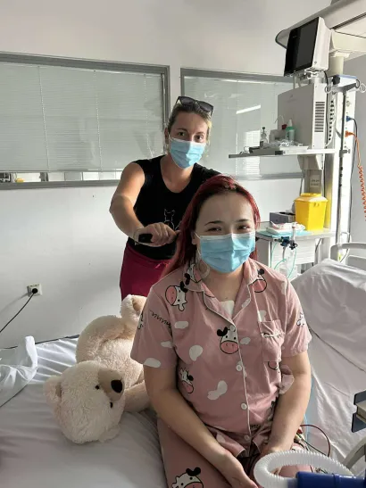 Petra se nada da će uskoro izaći iz bolnice/Foto: Privatni album