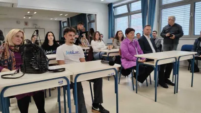 Medicinska škola jedna je od dvije u Hrvatskoj u kojima se provodi ovaj projekt/Foto: Slavica Trgovac Martan