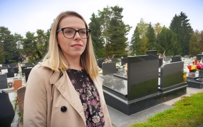 Mateja Župić, rukovoditeljica održavanja groblja/Foto: Nikica Puhalo/MojPortal.hr