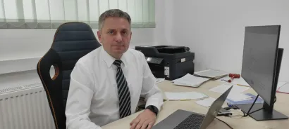 Boro Bašljan, načelnik Hercegovca, vjeruje kako je završetak sportske dvorane blizu/Foto: Martina Čapo