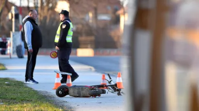 Nesreća zbog neoprezne vožnje s romobilom/Foto: Zeljko Hajdinjak/CROPIX
