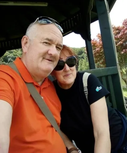 Sa suprugom Jadrankom upoznala se u Daruvaru točno šest godina nakon što je dobila posao/Foto: Privatni album