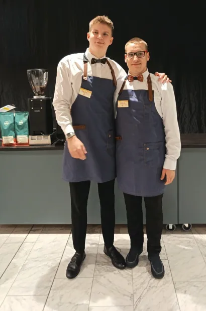 Filip sa svojim kolegom Jaanom/Foto: TUPŠ Bjelovar