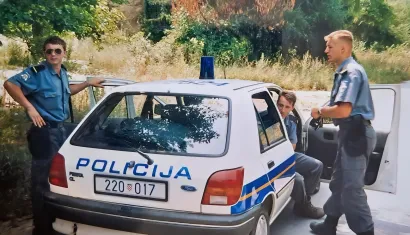 Oliver Ivanović (desno) Foto: Privatni album