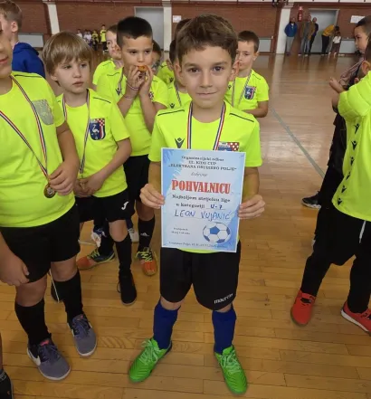 Leon Vujanić postigao je 6 golova i bio najbolji strijelac turnira/Foto: HNK Daruvar