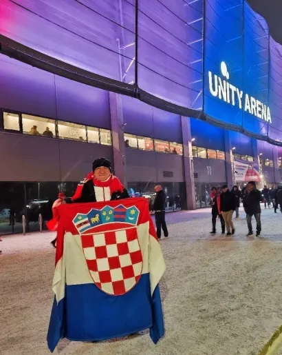 Na rukometnom prvenstvu/Foto: Privatni album