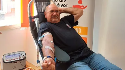 Žarko Pograc krv dariva već 45 godina/Foto: GDCK Daruvar