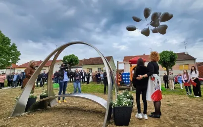 U nebo je pušteno 10 balona za Mirelinih 10 godina života/Foto: Nikica Puhalo/MojPortal.hr