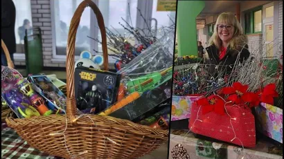 Zaposlenica daruvarske tržnice Kristina Nehvatal i ove će subote darivati na&scaron;e najmlađe sugrađane/Foto: Gradska tržnica Daruvar