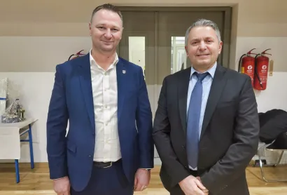 Župan Marko MAru&scaron;ić i načelnik Boro Ba&scaron;ljan nisu skrivali zadovoljstvo/Foto: Nikica Puhalo/MojPortal.hr