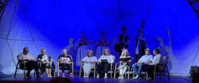 Na čitanju poezije u Bjelovaru/Foto: Privatni album