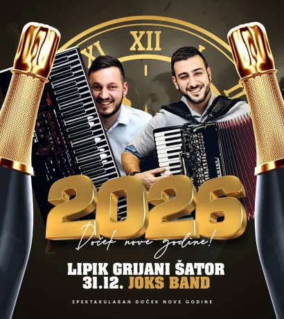 Joks bend nastupa na dočeku Nove godine/Foto: Promo