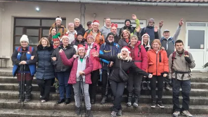 Vesela ekipa na početku pohoda/Foto: Udruga Lipa Gare&scaron;nica