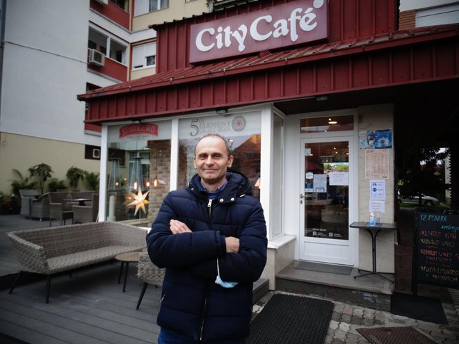 Damir Šmalc, vlasnik kafića City Caffe / Foto: Nikica Puhalo