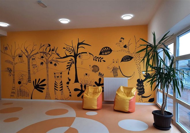 Dječji džungla-mural Ane Boroš na jednom od zidova/Foto: Nikica Puhalo