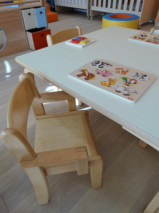 Stolice su primjerene veličini djece i sa zaobljenim rubovima / Foto: Nikica Puhalo