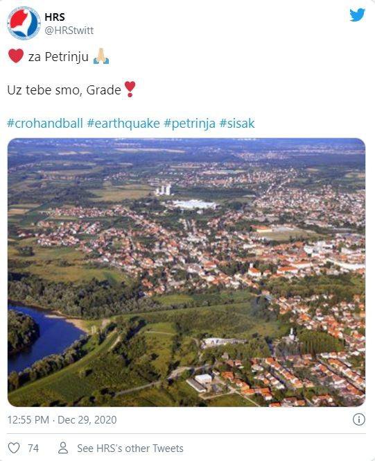 Podršku je dao i Hrvatski rukometni savez/Foto: Instagram