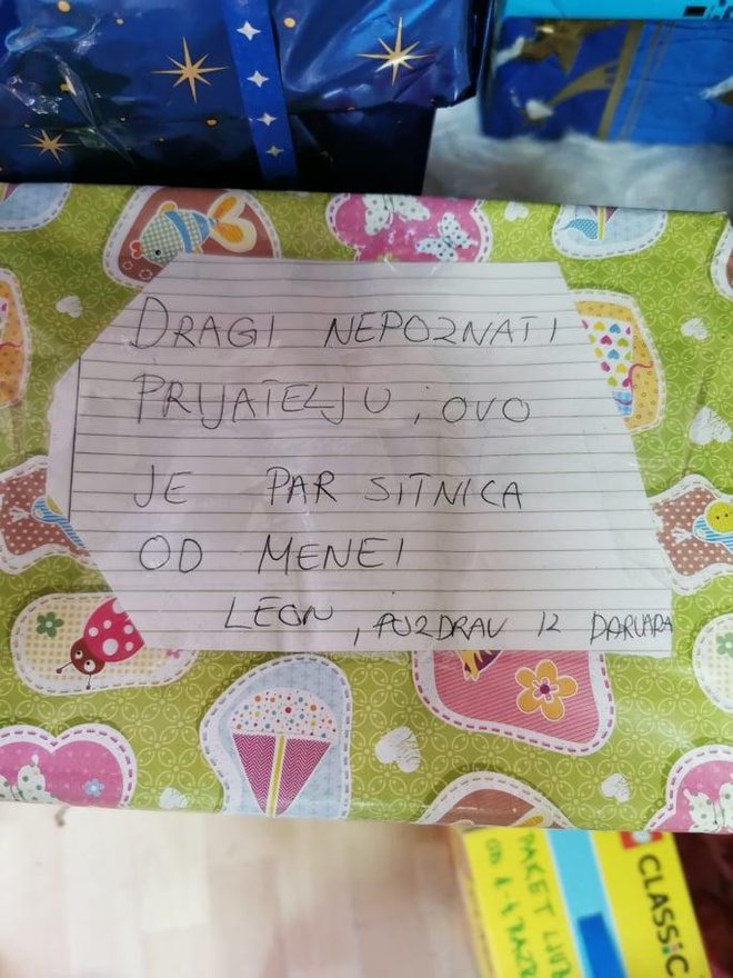 Mali Leon poslao je poklon nepoznatom prijatelju iz potresom pogođenih područja/Foto: Andrijana Vinković