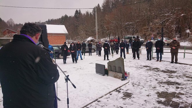 Komemoracija za žrtve logora Bučje održana je u subotu, 16. siječnja 2021. na dan razmjene zarobljenika/Foto: Mario Barać