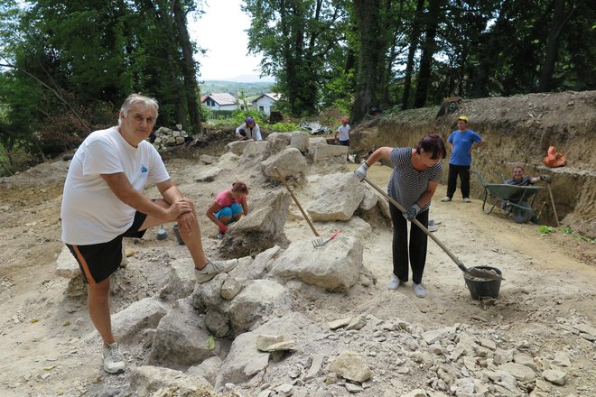 A ovako su arheološka iskapanja pod stručnim vodstvom arheologa Gorana Jakovljevića izgledala 2017. godine/Foto: Vlatka Daněk
